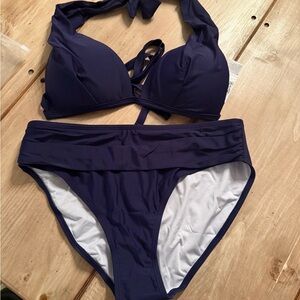 Amazon Navy Bikini Set
